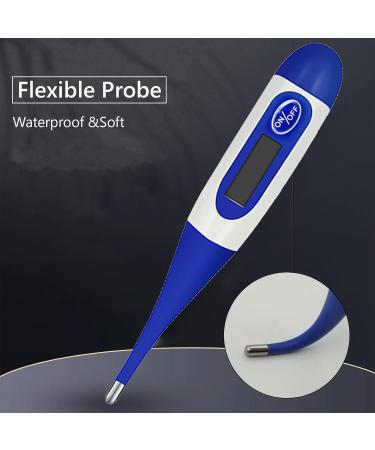 LUCHONG Animal Thermometer Digital LED Display Thermometer Fast Reading Accurate Waterproof Pet Digital Rectal Thermometer for Livestock Dogs Horse Cats Pigs Sheep - Buy Online on GoSupps.com