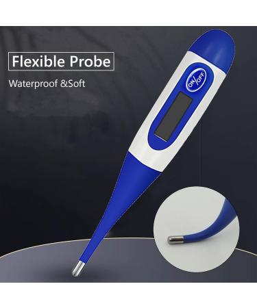 Animal Thermometer Pet Thermometer LSFYYDS Digital LED Display Thermometer Fast Reading Accurate Waterproof Pet Digital Rectal Thermometer for Livestock Dogs Horse Cats Pigs Sheep - Buy Online on GoSupps.com