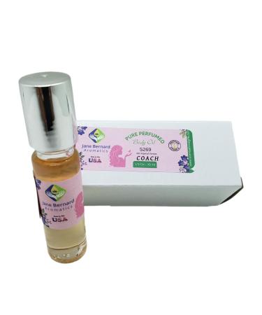 Jane Bernard Perfume Oil No. 5269 Inspired by Coach Type Women's Fragrance Body Oil 10ml (1/3 Oz) Roll-On - Buy Online on GoSupps.com