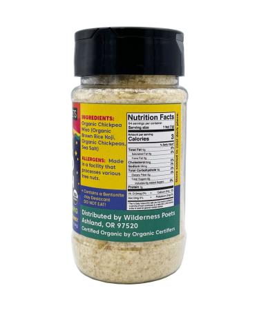 Wilderness Poets Miso Nooch Furikake Umami Seasoning - Organic, Vegan, Probiotic Rich - 2.25 oz - Buy Online on GoSupps.com