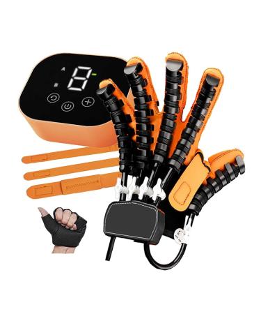 Hand Rehabilitation Robot Gloves Intensity Adjustable Hempiplegia Arthriti Patient Therapy Left & Right Hand Finger Rehabilitation Trainer Relieve Hand Stiffness left hand Medium