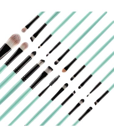 CINIDY 20-Piece Makeup Brush Set - Wool Make Up Tools Toiletry Kit (Black) - Buy Online on GoSupps.com