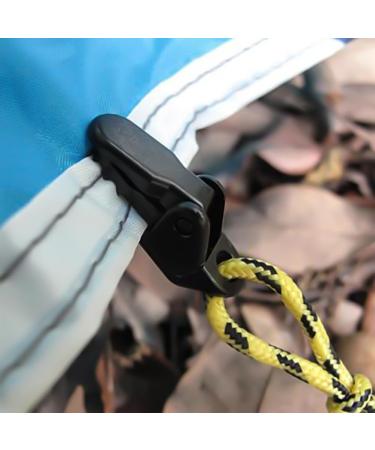 Warmshine 20 Pack Small Clamp Tarp Awning Clips Set - Black Trap Clips for Camping & Outdoors - Buy Online on GoSupps.com