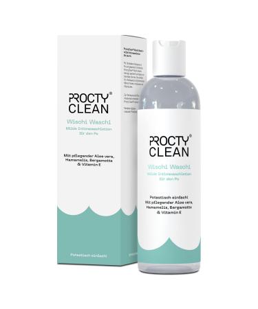 Procyclean Wischi Waschi - mild intimate Waschlotion for the buttocks.Gentle Waschlotion pH neutral with aloe vera vitamin e & hamamelis.For hemorrhoids & anal fissure - Buy Online on GoSupps.com