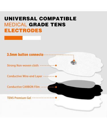 Buy 22PCS Compatible Tens Pads Replacement for Belifu - High-Quality Electrodes for Muscle Stimulator | Fast International Shipping - Buy Online on GoSupps.com