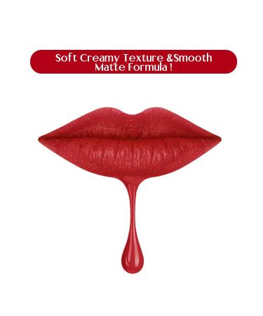 12Pcs Matte Liquid Lipstick Set - Waterproof Long Wear Pigment Lips Makeup Kits | Perfect Gift for Women - Buy Online on GoSupps.com