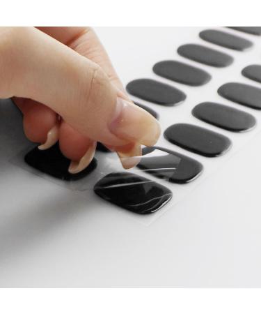 JMEOWIO Nail Foil - Black Gel Self-Adhesive Nail Stickers | Nail Design Accessories for Stunning Manicures - Buy Online on GoSupps.com