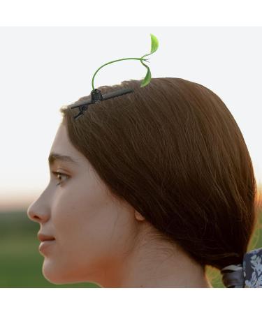 KALLORY 10pcs Bean Sprout Hair Clips - Cute Green Pea Barrettes for Girls - Buy Online on GoSupps.com