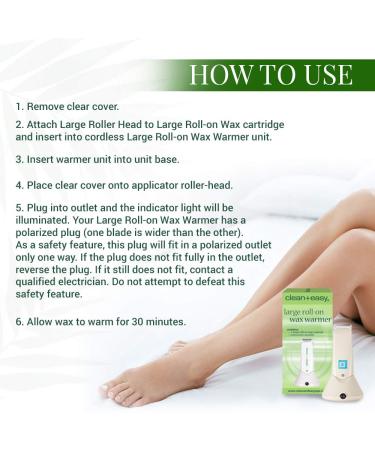 Clean + Easy Large Roll-On Wax Warmer - Professional Waxing Spa System - Unit (120V) - Buy Online on GoSupps.com