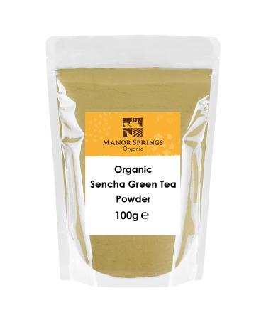 Organic Sencha Green Tea Powder 100g by Manor Springs Organic