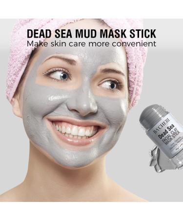 BACHERI Dead Sea Mud Mask for Face - Pore Reducer, Acne & Blackhead Treatment | Deep Cleansing & Moisturizing Dead Sea Mask Stick - Buy Online on GoSupps.com