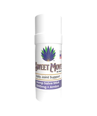 Sweet Life | Hemp Salve Stick | 1000mg | Pain Relief Stick | Organic | Muscle Rub (1000mg) White