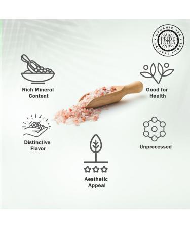 Pride Of India - Pure Himalayan Pink Salt - Enriched w/ 84+ Natural Minerals Medium Grind 2.2 Pound (35.2oz) Jar - Himalayan Salt Himalayan Pink Salt Pink Himalayan Salt Grind Salt Pure Rock Salt - Buy Online on GoSupps.com