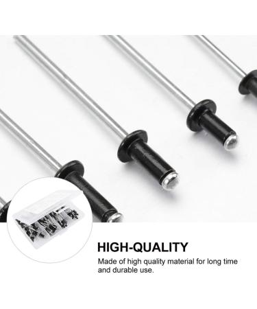 Hemoton Black Rivets Threaded Rivets 120pcs Blind Rivets Aluminium Black .4 .0 .2 Rivet Blind Rivets Nail Fasteners for Home Stainless Steel Rivets Stainless Steel Set - Buy Online on GoSupps.com