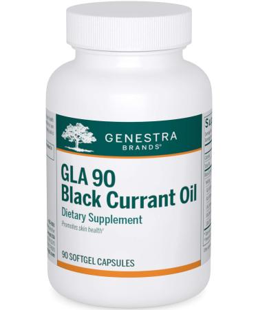 Genestra Brands GLA 90 Black Currant Oil | Promotes Optimal Skin Health and Supports Overall Health | 90 Capsules