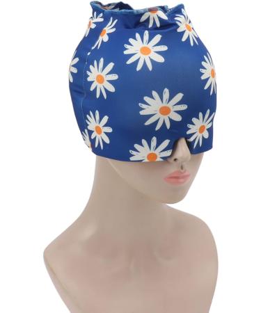 Ice Head Wrap Free Size Reusable Present Headache Relief Hat Tension Relief Relaxing Cool Feeling for Women (Type C) - Buy Online on GoSupps.com
