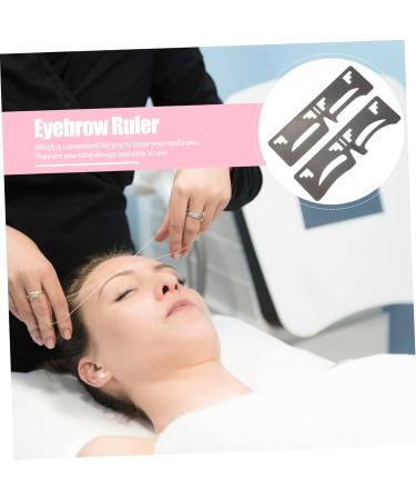 WOONEKY 2pcs Eyebrow Ruler Makeup Stuff Makeup Tools Microblading Stencil Brow Guide Template Balance String 1 count (Pack of 1) As Shown - Buy Online on GoSupps.com