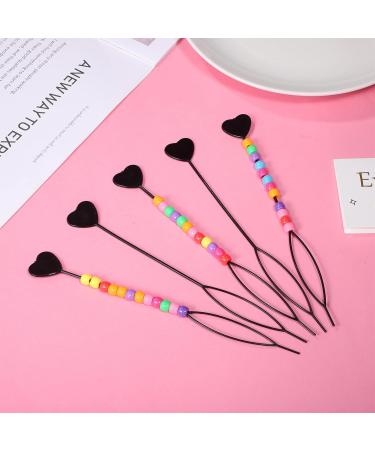 FRCOLOR 18 Pieces Hair Braid Quick Beaders Hair Pull-Through Tools Hair Braid Ponytail Maker Styling Tools for Loading Beads Hair Tail Beading Ponytail Makers - Buy Online on GoSupps.com
