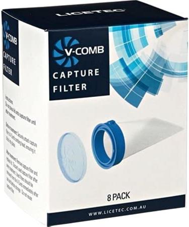 Licetec V-Comb Disposable Filter Pack - 8 Pieces | Effective Lice Treatment for All Ages - Fast International Shipping - Buy Online on GoSupps.com