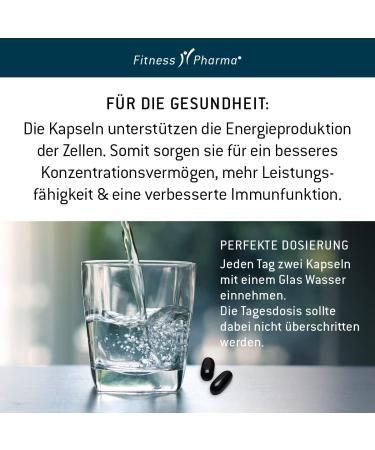 High-Dose Coenzyme Q10 Capsules with Fish Oil | 150 Pieces | Omega 3 EPA DHA | Boost Concentration & Heart Health | International Shipping - Buy Online on GoSupps.com