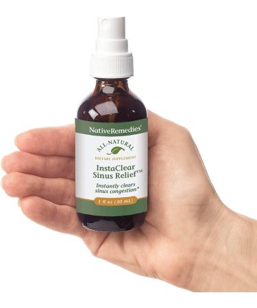 Native Remedies InstaClear Sinus Relief - Natural Herbal Supplement for Healthy Sinuses - 29ml - Buy Online on GoSupps.com