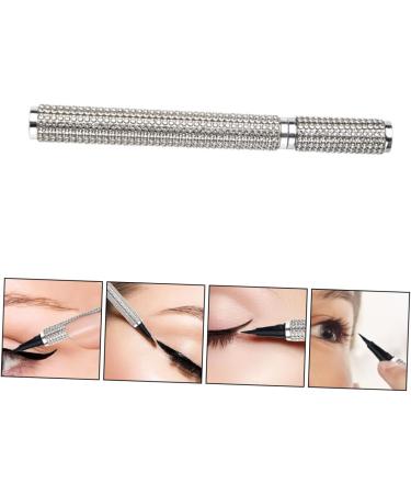 Healeved Liquid Eyeliner Girl Eyeliner Pen Makeup Supply Eye Line Makeup Tool Gel Pu Sticker Drill Silver - Buy Online on GoSupps.com