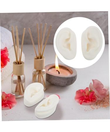 3 Pairs Artificial Ear Models for Studs | Silicone Fake Ears for Display & Ear Mold - Buy Online on GoSupps.com