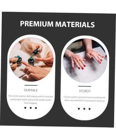  FOYTOKI 2 Boxes Eyelash Extension Cleaning Pads for Nail Polish Remover Cleaning Glue Bottles for Professional Home Use - Buy Online on GoSupps.com