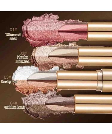  TANOOS Double Color Light Luxury Eyeshadow Stick for Lazy PeopleDouble Color Light Luxury Matte Eyeshadow Stick Two Tone Eyeshadow Stick with Mirror - Buy Online on GoSupps.com