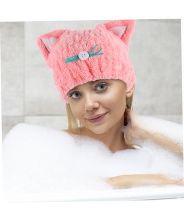 FRCOLOR 2pcs Dry Hair Cap Women Hair Hats Comfortable Showering Hats Coral Fleece Hair Hats Quick Drying Hair Hats Hair Caps for Bathing Adorable Bathing Hats Bathing Hair Wraps Hair Towel - Buy Online on GoSupps.com