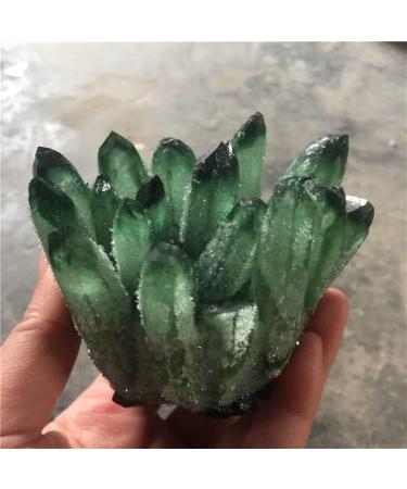 Natural Crystal Rough Specimen Green Ghost Phantom Quartz Crystal Cluster Rock Stones Crystals ReikiSpecimen Home DecorStone Natural Luster 300-400g - Buy Online on GoSupps.com