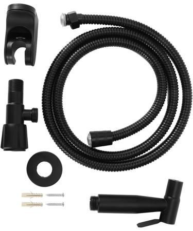 Bathroom Bidet Sprayer Set - Stainless Steel G1/2 Thread Bidet Sprayer for WC - Modern Black A-Style for International Shipping - Buy Online on GoSupps.com