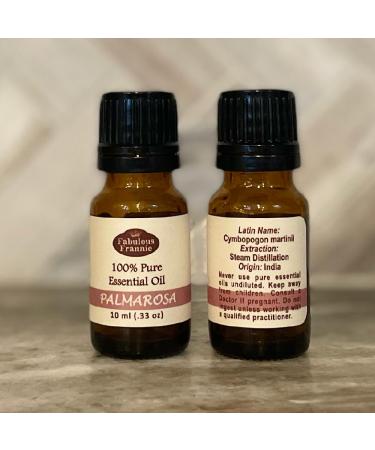 Fabulous Frannie Palmarosa Essential Oil 10ml - 100% Pure & Undiluted | Shop Internationally - Buy Online on GoSupps.com