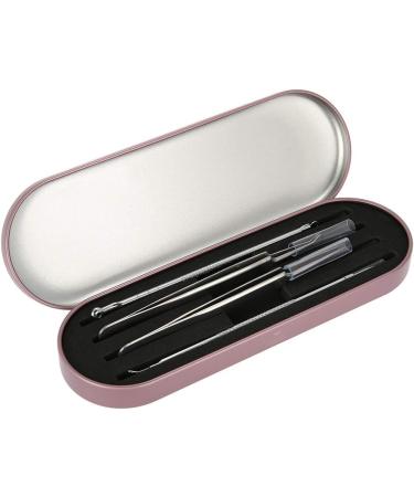 Professional Rose Red Stainless Steel Storage Box | 4 Soft Slots for Beauty Tools & Tweezers - International Shipping - Buy Online on GoSupps.com