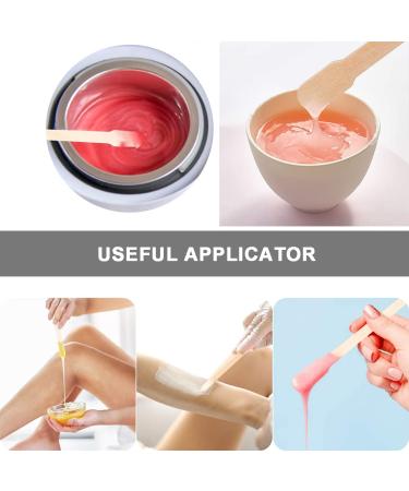 200 Pieces Wooden Wax Spatula & Hair Removal Sticks - Ideal for Eyebrow Waxing & Beauty Applications - Buy Online on GoSupps.com