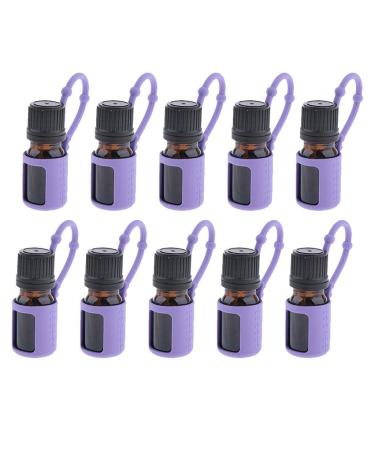 10pcs Bouteilles D'huile Essentielle et Manchons Parfums R cipients Pour Voyage Camping