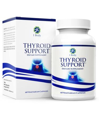 Thyroid Support Supplement with Iodine - 60 Capsules