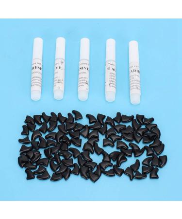 YOUTHINK 100Pcs Cat Nail Caps - Soft Anti-Scratch Claw Covers for Cats & Dogs (S-Black) | Safe & Comfortable Pet Protection - Buy Online on GoSupps.com