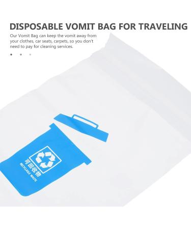 LALAFINA 50pcs Outdoor Vomit Bags - Stick-on Disposable Motion Sickness Bags for Travel, Camping & Office - 30.5x20.5cm - Buy Online on GoSupps.com