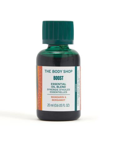 The Body Shop Boost Essential Oil Blend with Bergamot & Mandarin Recharging Vegan 0.6oz Mandarin & Bergamot