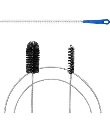 MCAORI 61inch Double Ended Nylon Pipe Cleaner Brush Drain Unblocker Tools with 17inch Sink Unblocker Brush for Plug Hole - Buy Online on GoSupps.com