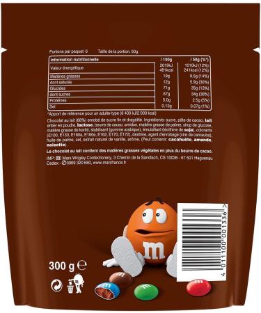 M&M'S CHOCO Milk Chocolate Sweets - Bag of 300 g - Buy Online on GoSupps.com