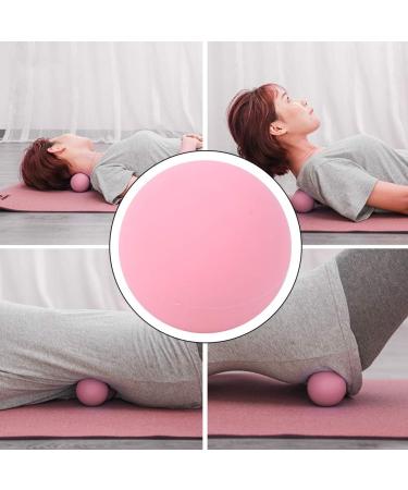 2 Silicone Yoga Acupuncture Massage Balls Trigger Point Relief & Muscle Relaxation for Yoga & Physiotherapy | Fitness & Myofascial Support - Buy Online on GoSupps.com