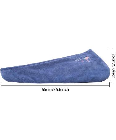 Microfiber 4-Part Hair Towel Set | Soft Absorbent Quick-Drying Turban for Curly Hair | Ideal for Wet Hair Care - Buy Online on GoSupps.com