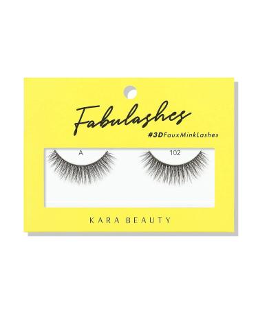 KARA BEAUTY FABULASHES 3D Faux Mink False Eyelashes - Style A102