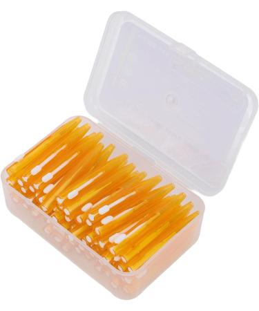Branch Brushes - 60 Piece Interdental Brush Set | Slim Braces Cleaner for Adults & Children | Orthodontic Care | Orange - Buy Online on GoSupps.com
