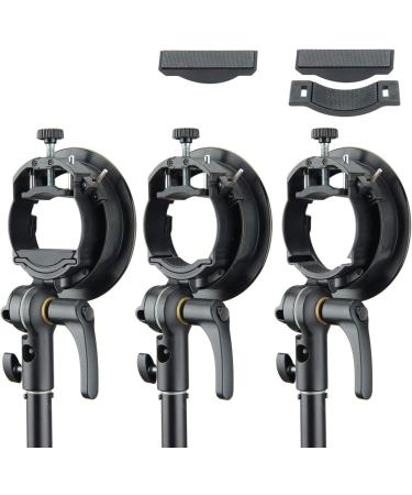 Godox S2 Flash Bracket with Bowens Mount for Godox Round Head Flash - 2 Pack - Buy Online on GoSupps.com