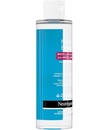 Neutrogena Hydro Boost Micellar Water suitable for sensitive skin and eyes Removes Make-up oil and dirt with Hyaluronic acid 400 mL - Buy Online on GoSupps.com