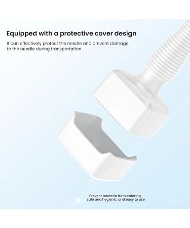 ANIROY Adjustable Stamp Microneedling 140 Titanium Needles Professional Microneedling Stamp Professional Microneeding Pen for Face Body Hair Beard Growth - Buy Online on GoSupps.com