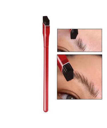 4D Brow Brush Set | Wild Eyebrow & Fiber Angled Eyeliner Brushes | Natural Nylon Bristles Applicator | Perfect for Eyebrow Shaping & Birthday Gifts - Buy Online on GoSupps.com